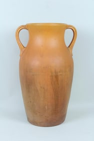Pfaltzgraff Art Pottery 24" Orange Floor Vase