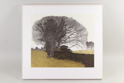 Phil Greenwood Color Etching "Evening Walk"