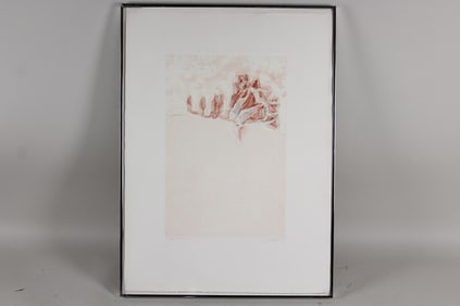 Harriet Stanton Floral Monoprint "Freesia #1" 1980