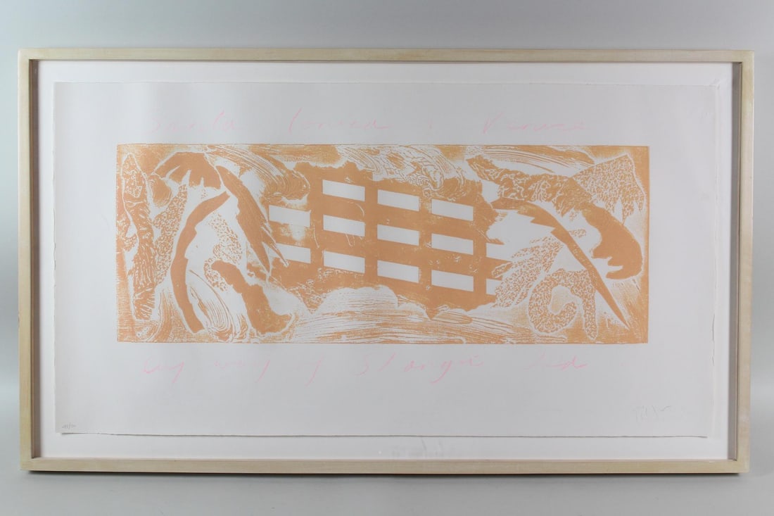 William Tillyer Color Woodblock Print "Santa Monica & Venice" (1 of 13)