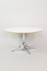 George Nelson Herman Miller Pedestal Side Table, 1 of 2