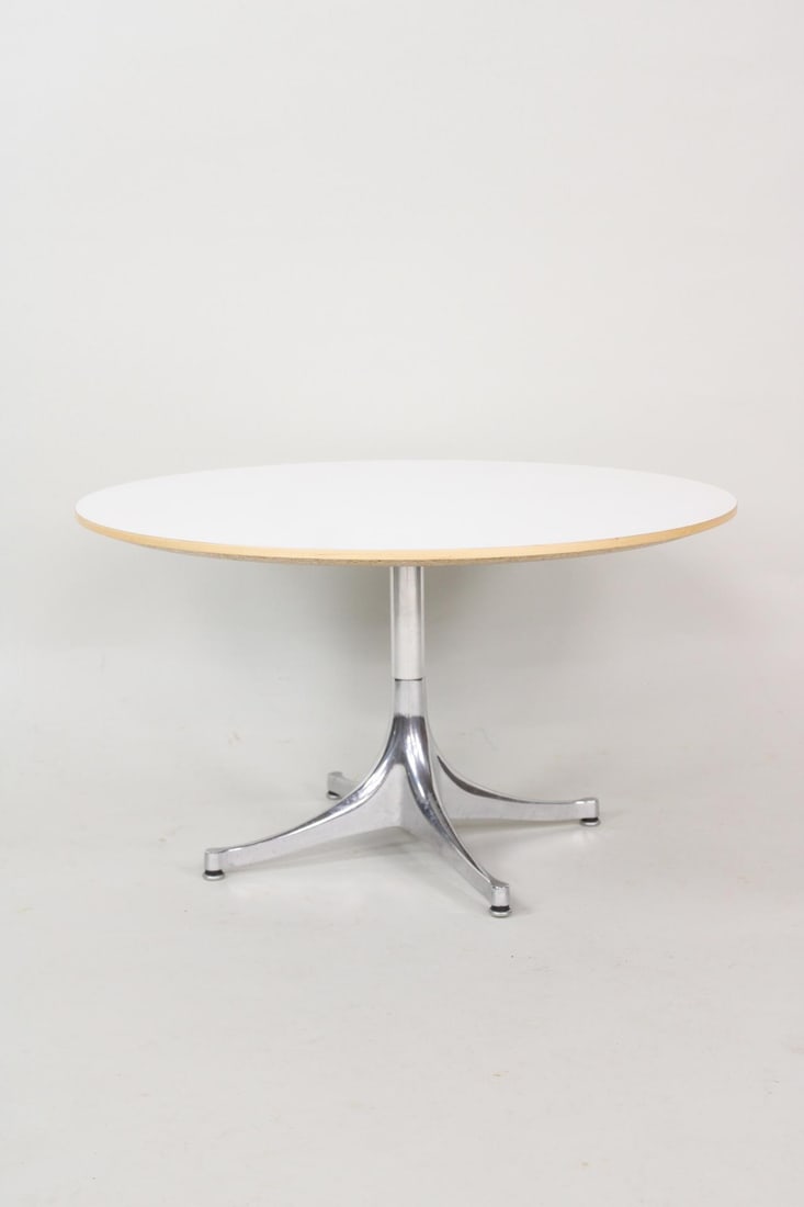 George Nelson Herman Miller Pedestal Side Table, 1 of 2 (1 of 13)