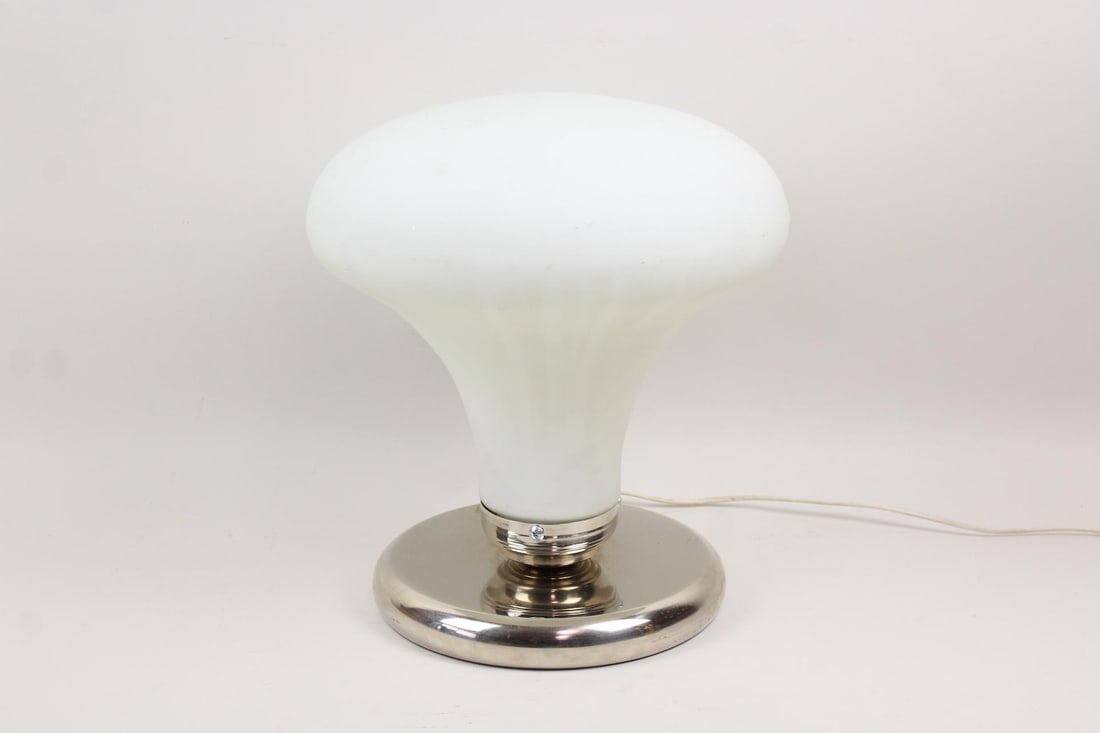 Murano Space Age Frosted Glass Mushroom Lamp (1 of 8)