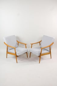 Pair of Mid-Century Modern Lounge Chairs