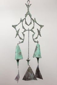 Paolo Soleri Arcosanti Bronze Wind Bell Chimes