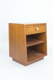 Kipp Stewart for Drexel Walnut Nightstand