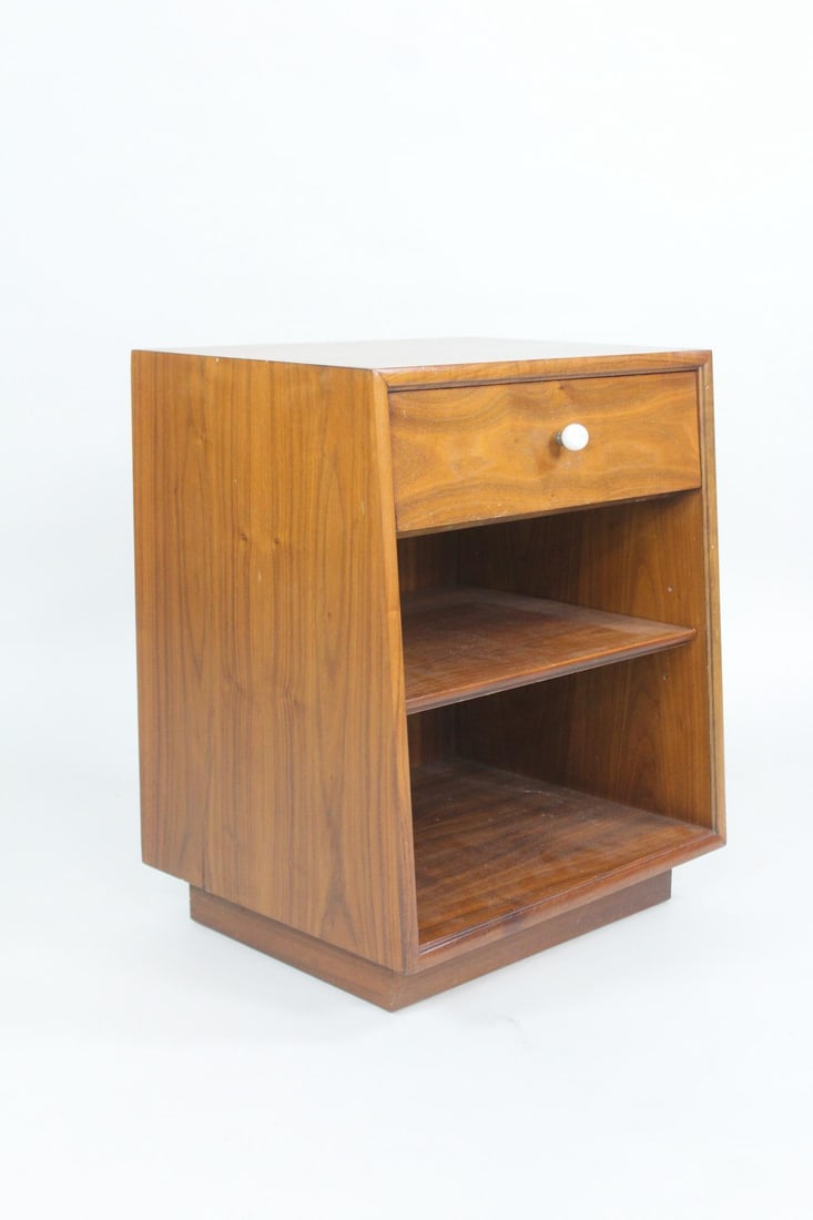 Kipp Stewart for Drexel Walnut Nightstand (1 of 8)