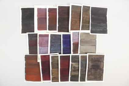 Group of 20 Clark Murray Gradient Paintings; Dark Tones