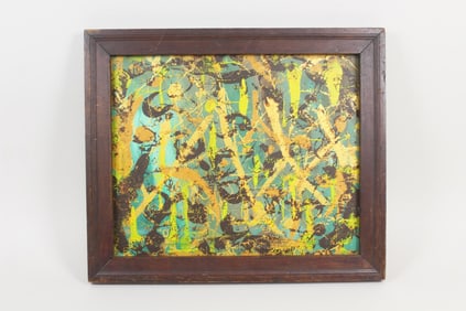 Abstract Expressionist Painting, G. Kramer