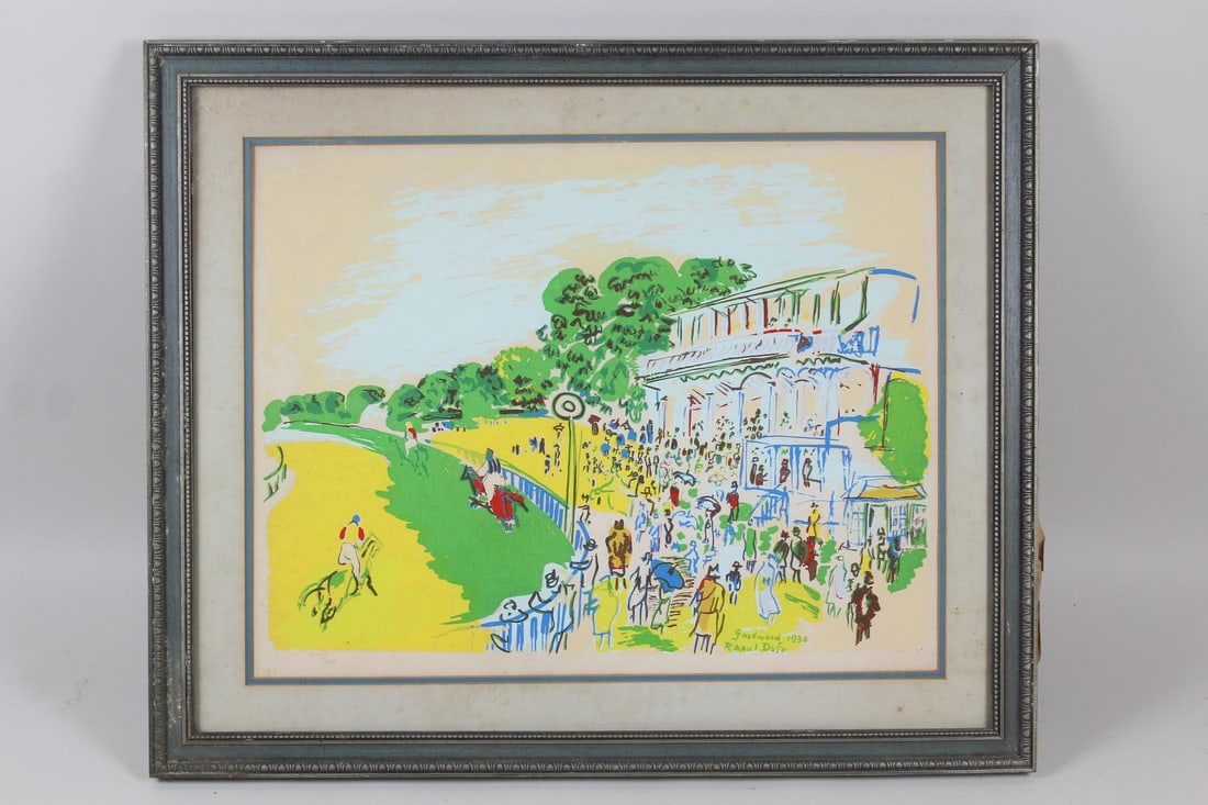 1930 Raoul Dufy Print Courses Goodwood Race Day (1 of 10)