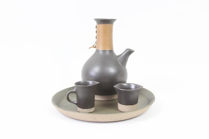 Marshall Studio Pottery Coffee Set, Gordon & Jane Martz