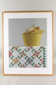 Stephen Lorber Screenprint "Still Life with Star Quilt" Artist's Proof