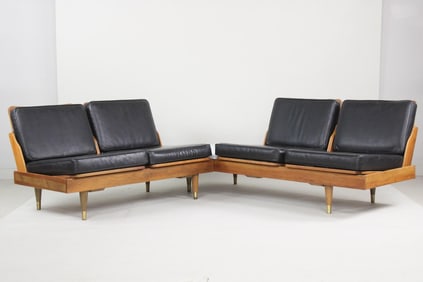 Adrian Pearsall Sectional Sofa & Table, Craft Associates