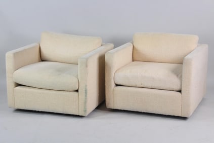 Pair of Charles Pfister for Knoll Lounge Chairs