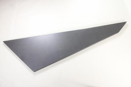 Large Clark Murray Minimalist Triangular Steel Wall Sculpture, 1 of 4