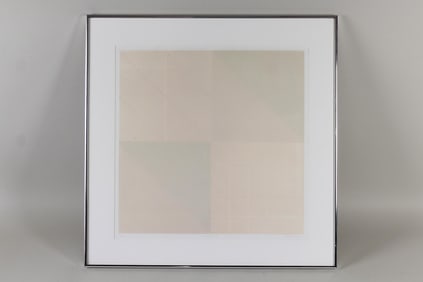 Valia Downes Op Art Print "Module #8" Monochromatic