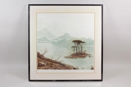 Anne Tuttle Etching "Serenity"