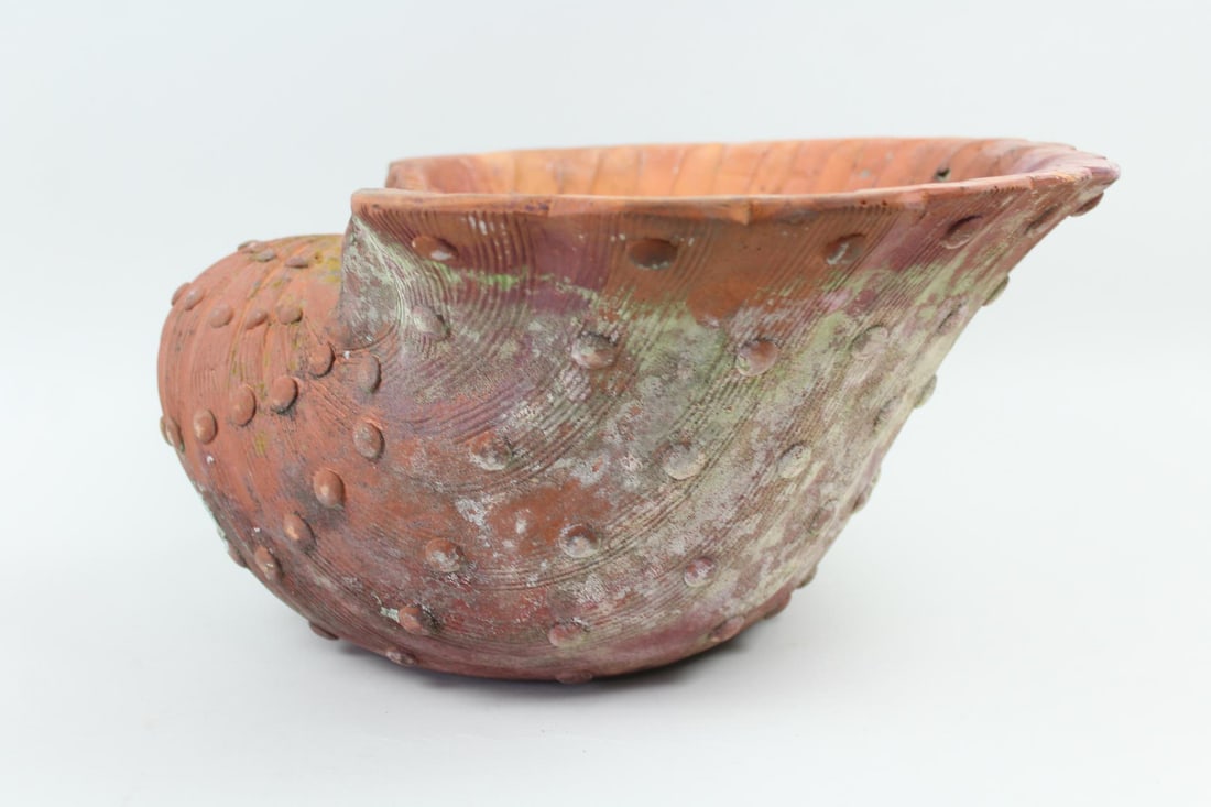 Terracotta Nautical Shell Shaped Planter (1 of 12)