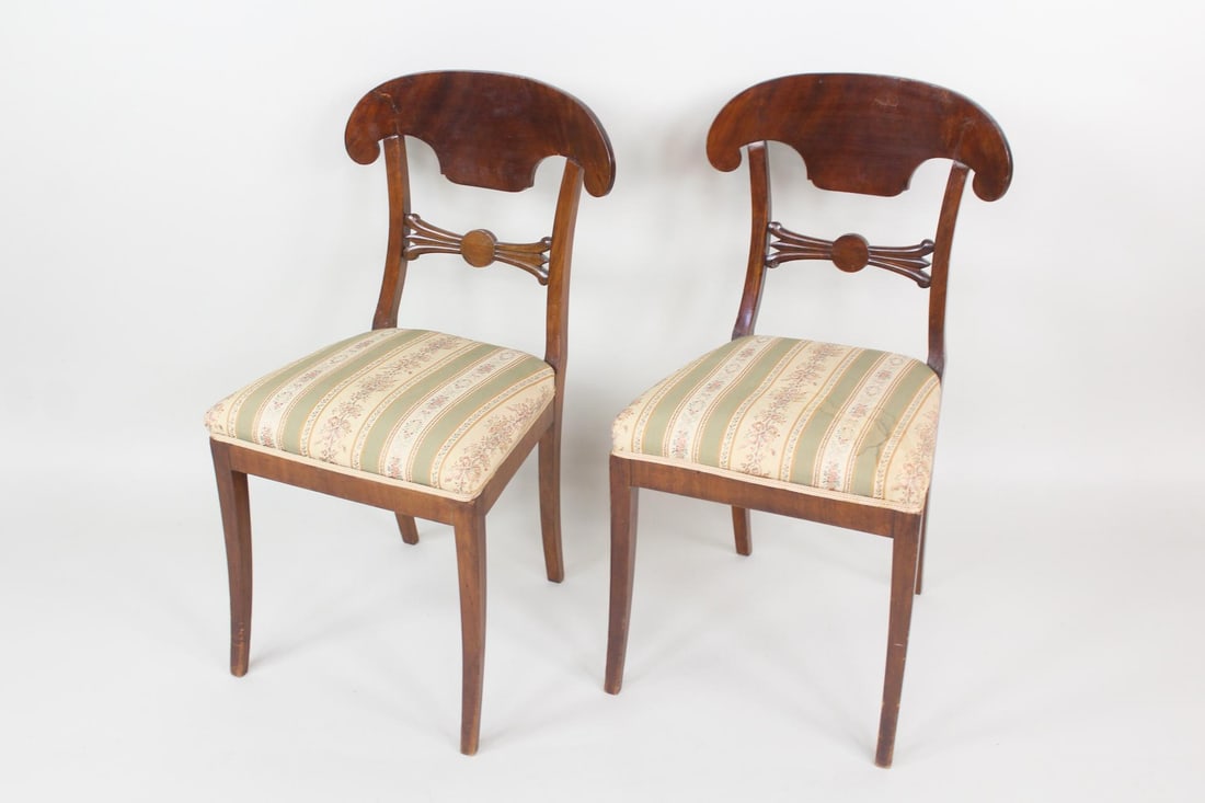 Pair of Karl Johan Style Biedermeier Chairs (1 of 14)
