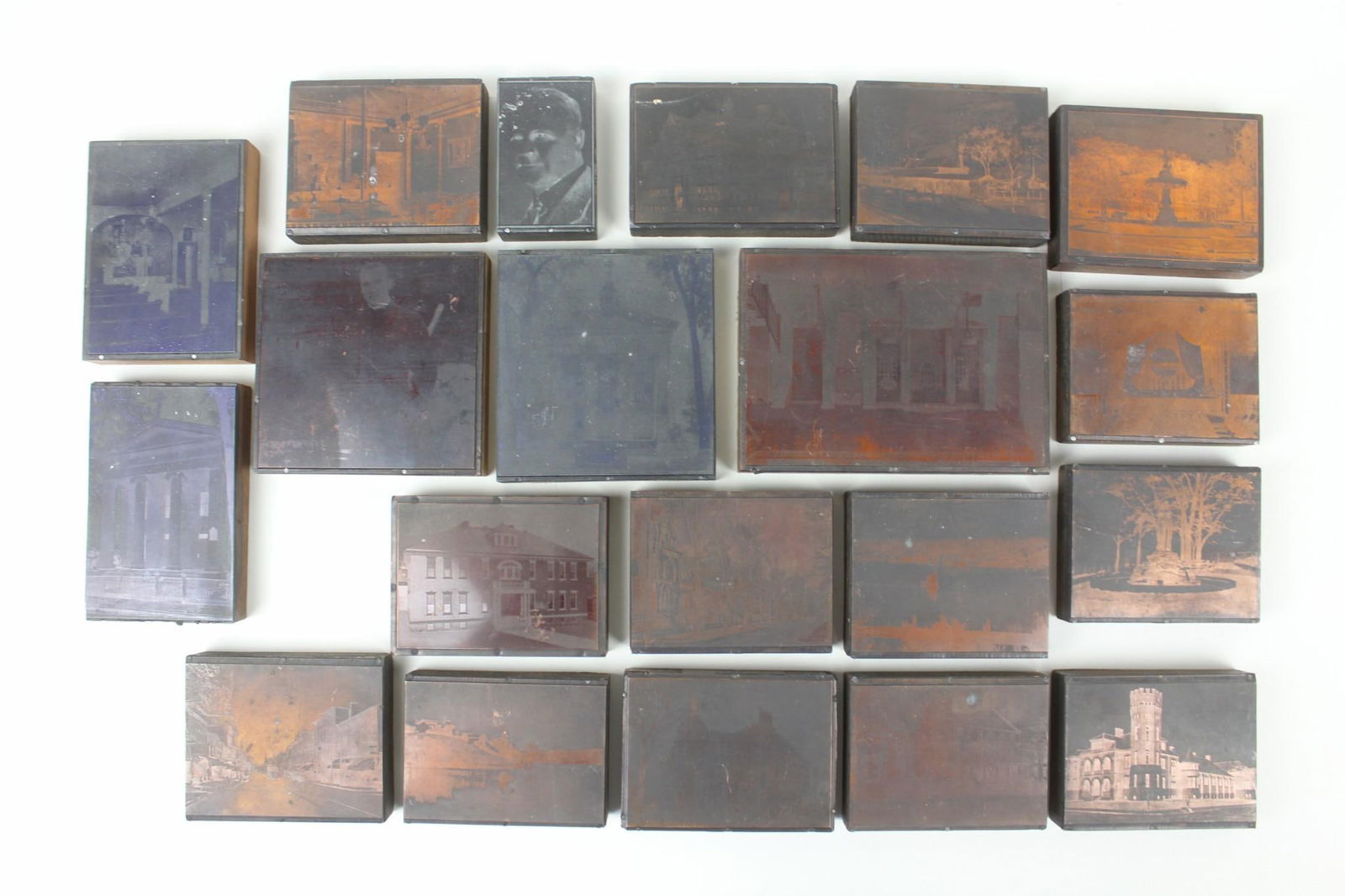 Collection of 20 Hudson NY Copper Photogravure Plates (1 of 9)