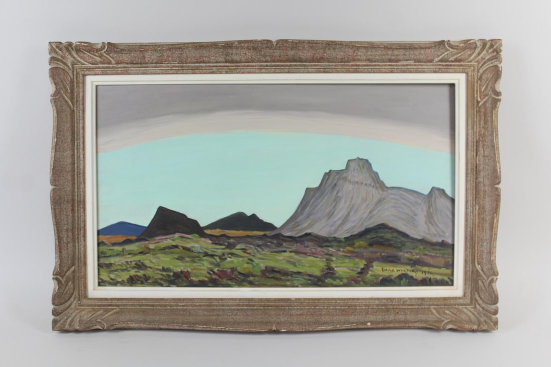 Emile Walters Iceland Glacier Painting 1956 (1 of 9)