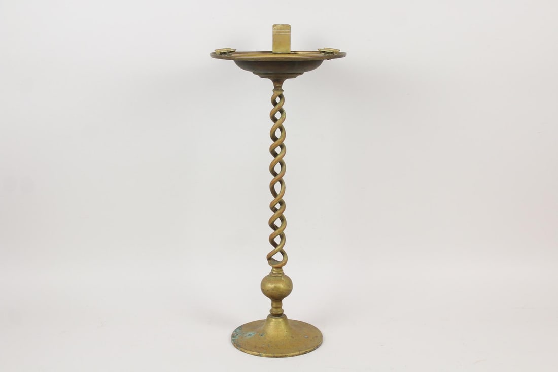 Brass Chandris Line Cruise Ship's Standing Ashtray (1 of 8)