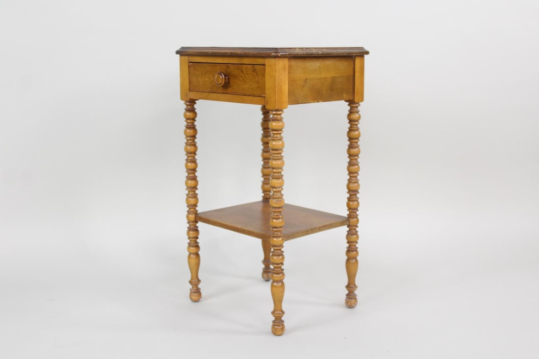 Louis-Philippe Wooden Side Table (1 of 12)