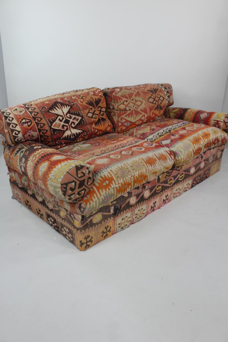 George Smith Kilim Upholstered Sofa (1 of 20)