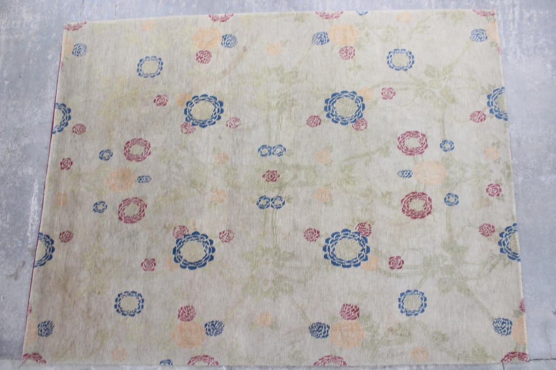 Large 10 x 7.5 Ft Floral Rug (1 of 14)
