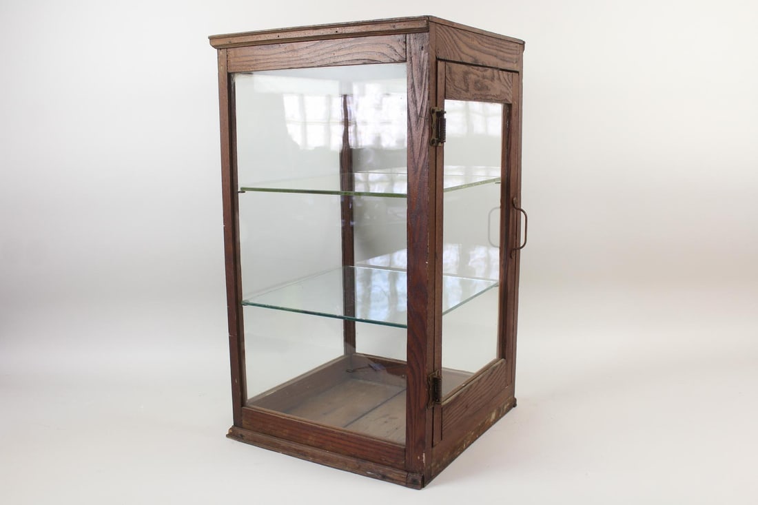 General Store Countertop Oak Display Case (1 of 12)