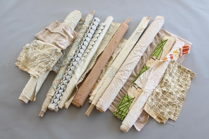 Large Lot of Partial Bolts of Fabric, Modern Patterns, Angelo Testa