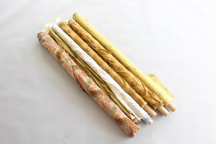 Lot of 6 Partial Bolts of Floral Upholstery Fabric, Brunschwig & Fils