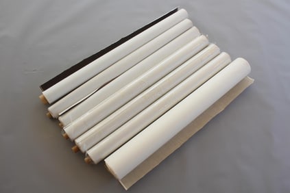 7 Rolls of Wallpaper, Woven Neutrals