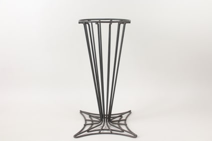 Mid Century Modern Wrought Iron Atomic Table Base