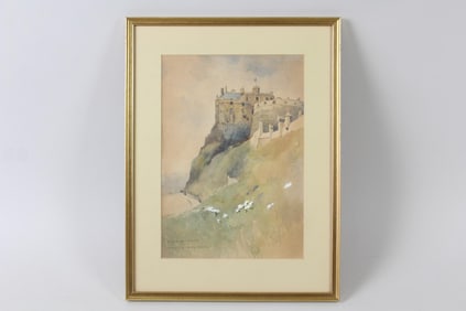 Everett Kilburn Taylor Watercolor Painting of Edinboro Castle