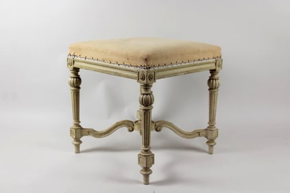 Deconstructed Swedish Gustavian Style Stool, Svensson & Son