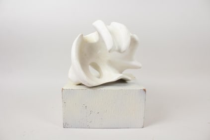 Modernist Biomorphic Abstract Plaster Sculpture