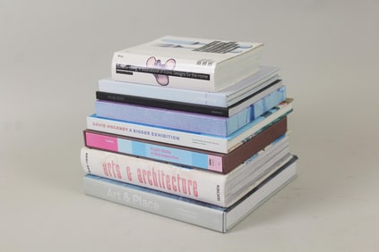 Group of 8 Art Coffee Table Books; Hockney, Stella