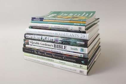 Lot of 14 Gardening Books; Vegetables, Organic