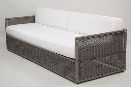 Restoration Hardware Outdoor Wicker Sofa
