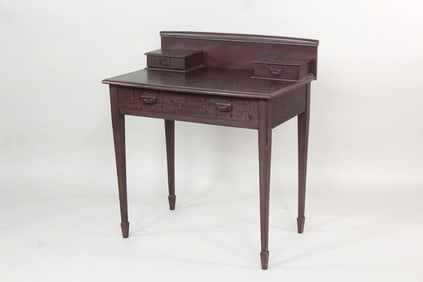 Faux Painted Desk by Nantucket Folk Artist Willa Embry