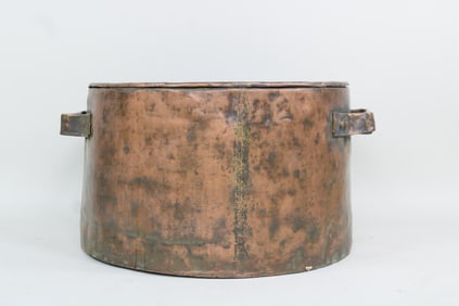 Huge 30 in Copper Cooking Pot