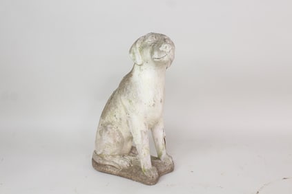 Cast Stone Concrete Dog Garden Statue Sculpture