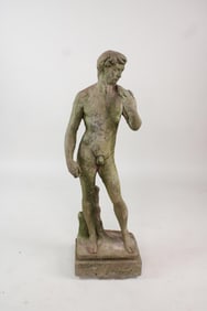 Cast Stone Concrete Statue of David Sculpture