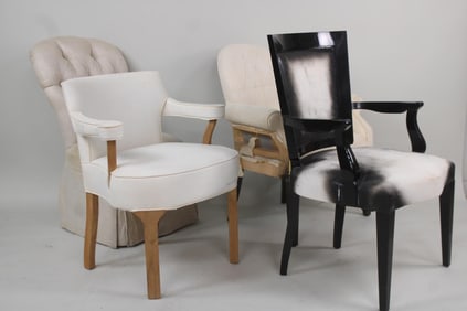 Lot of 4 Deconstructed Chairs