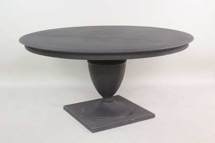 Black Metal Outdoor Patio Table
