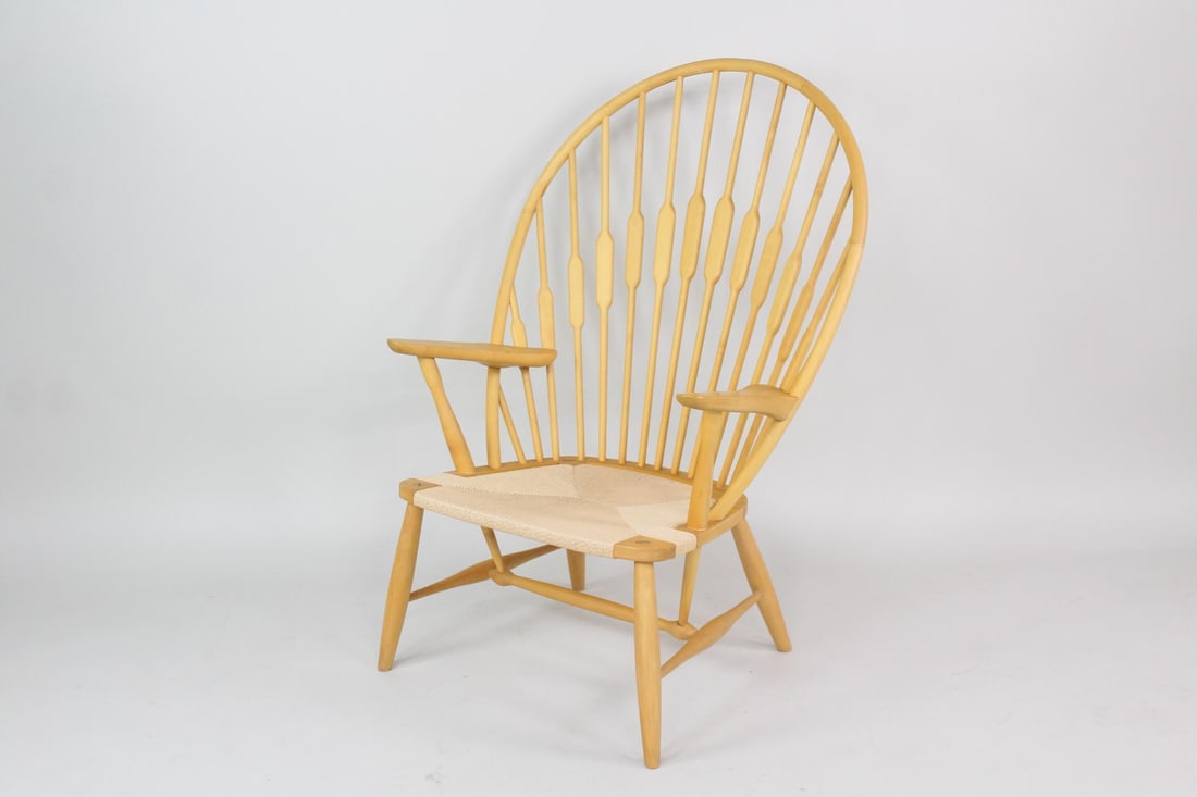 Wood & Rush Peacock Chair, Hans Wegner (1 of 13)