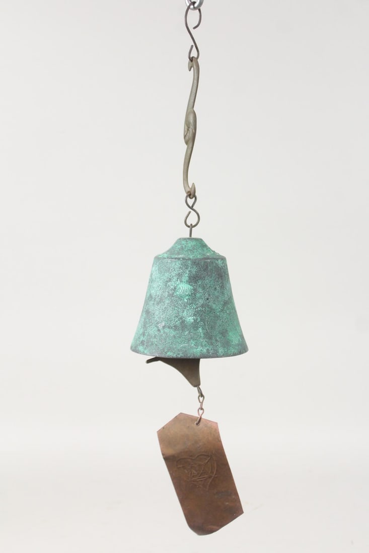Bronze Wind Chime Bell, Style of Soleri (1 of 11)