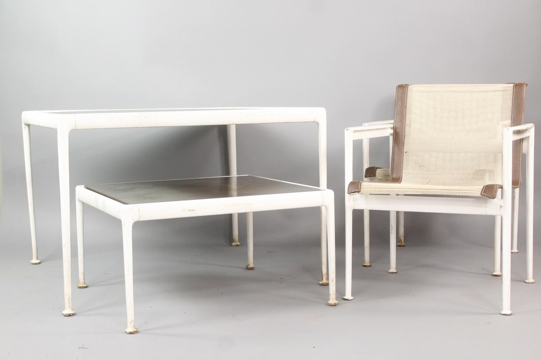Set of 2 Chairs & 2 Tables by Richard Schultz (1 of 20)