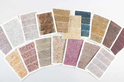 Group of 17 Clark Murray Gradient Paintings; Textured